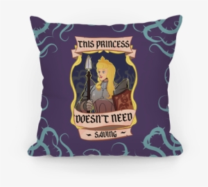 This Princess Doesn't Need Saving Sleeping Beauty Pillow - Pillow