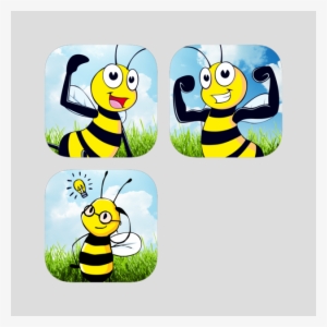 Super Cute Sticker Collection On The App - Bee Clip Art