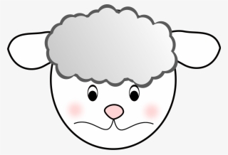 Happy, Face, Sheep, Nice, Ears, Smile, Wool - Sheep Clip Art