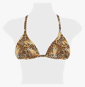 Golden Cheetah Dallas Bikini Top