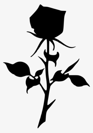 Clipart Rose Dead Rose - Angel Silhouette Holding A Rose