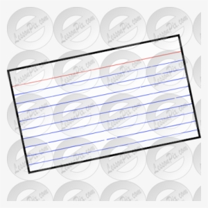 Clip Library Download Card Picture For Classroom Therapy - Index Card