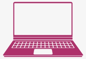 Notebook Clipart Pink - Computer Clipart Pink