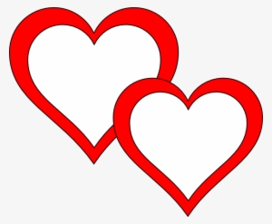 Line Art Clipart Heart - 2 Heart