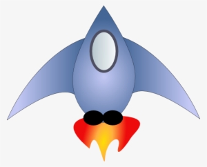 Small - Cartoon Space Ship Sprite