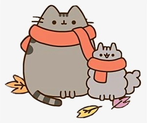 Clipart Cat Autumn - Kawaii Autumn