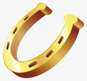 Gold Horseshoe Png Clipart - Horse Shoe Clip Art Gold