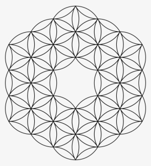Flower Of Life Donut Clipart Royalty Free Download - Flower Of Life Png