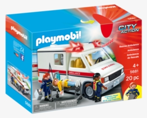 Playmobil 5681 - Rescue Ambulance - Playmobil Rescue Ambulance Playset