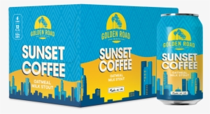 Sunset Box Can - Golden Road Brewing Sunset Coffee Oatmeal Milk Stout