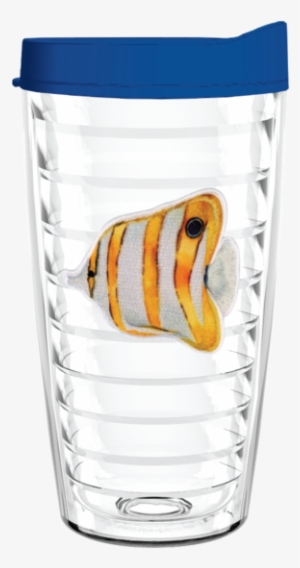 Angel Fish Watercolor Patch 16oz Tumbler