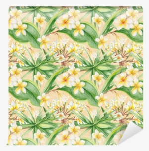 Watercolor Tropical Pattern With Sand Wallpaper • Pixers® - Photograph