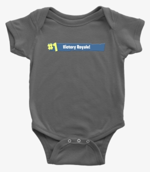 #1 Victory Royale Fortnite Baby Bodysuit - Netflix And Chill Went A Little Too Far