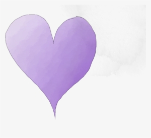 Lavender Heart Png Banner Library Stock - Heart