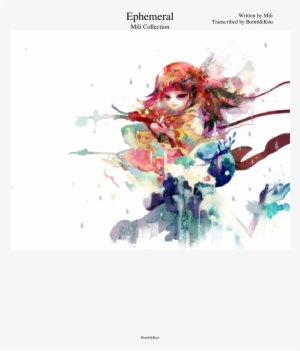 Ephemeral Sheet Music Composed By Written By Mili Transcribed - Deemo Ephemeral