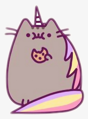 Cute Rainbow Unicorn Pusheen Cat - Dibujos Kawaii De Gatitos