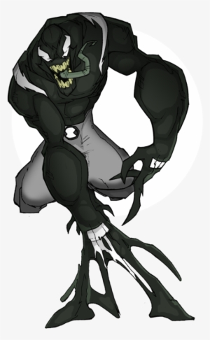 Groot Drawing Venom - Benom Ben 10
