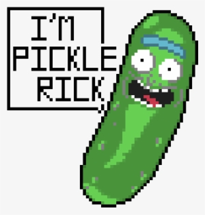 Pickle Rick - Pickle Rick Pixel Art