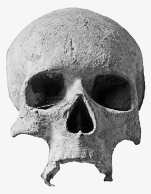 Grunge Skull Png - Stone Skull Png