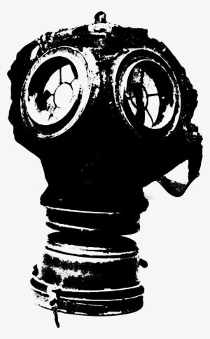 Transparent Art Gas Mask - Gas Mask Clipart