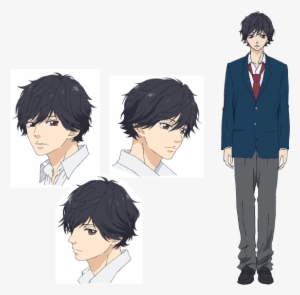 Grey haired male anime character illustration Ao Haru Ride Yoshioka  Futaba Mabuchi Kou anime HD wallpaper  Wallpaper Flare