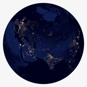 This Free Icons Png Design Of Earth At Night Globe