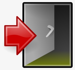 Arrow As One Of The Great Gimp Brushes - Logout Icon