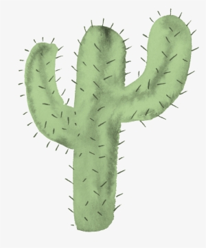This Backgrounds Is Sturdy Cactus Cartoon Transparent - Cactus Transparent Background