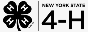 Clipart Black And White Stock Logos Graphics New York - 4 H Logo Png
