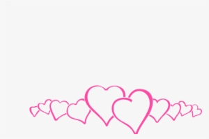 Hot Pink Heart Border Clip Art At Clker - Wedding Banner Clip Art
