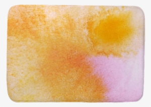 Abstract Orange Watercolor Background Bath Mat • Pixers® - Eye Shadow