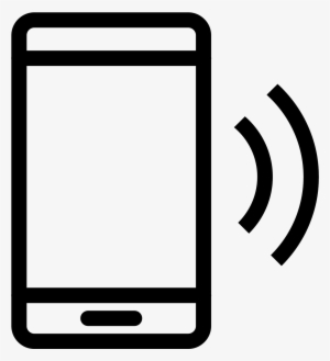 Cellphone Vector Icon - Push Notification White Icon Png