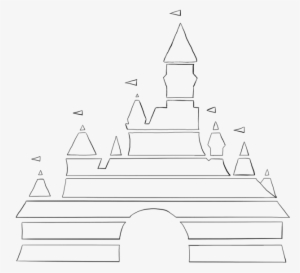 Disney Castle Logo - Outline Of Disney Castle