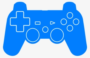 Small - Blue Gaming Controller Png