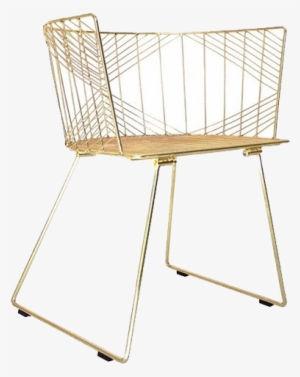 Kensington Gold Wire Chair