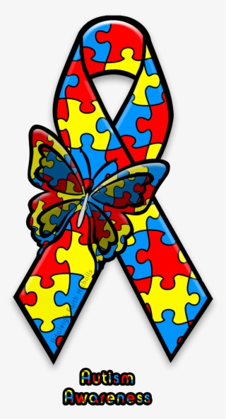Autism Awareness Ribbon By Adaleighfaith On Deviantart - Autism Awareness Ribbon
