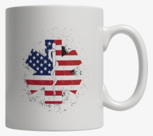 Emt Flag Star Of Life - Mug