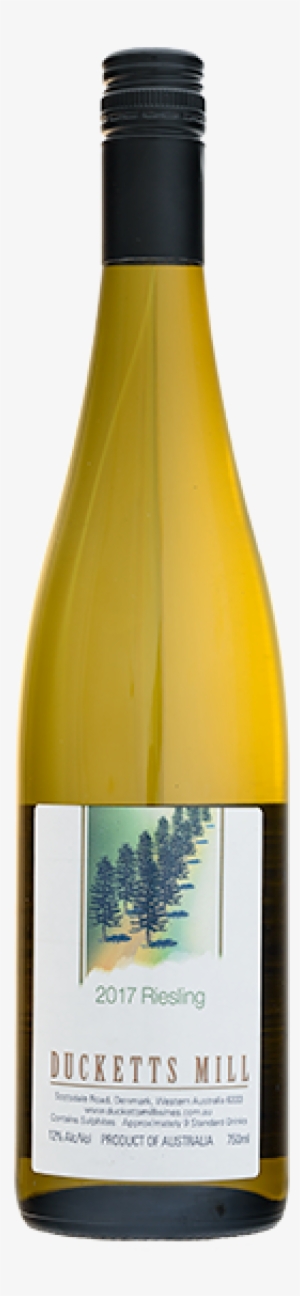 A Bottle Of Ducketts Mill Riesling - Ducketts Mill Wines & Denmark Farmhouse Cheese