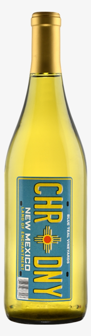 Blue Teal Chardonnay - Glass Bottle