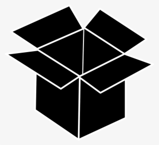 Black Box,container,cardboard Box,three Dimensional,open - Black Box Clipart