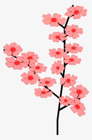 Cherry Blossom Clipart Transparent - Cherry Blossom Flowers Clip Art