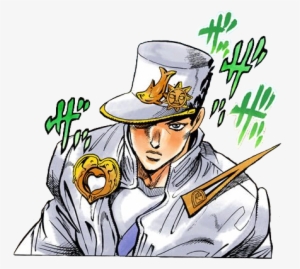 That Does Explain Why He Has A Set Square In His Outfit - Jotaro Kujo Eyes Of Heaven