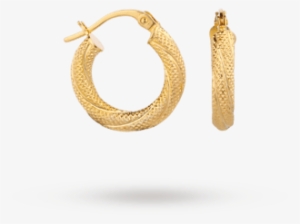 9ct Gold Textured Small Hoop Earrings - Samsonite Guardit Bailhandle Computer Bag