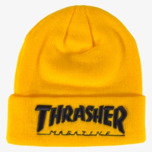 Thrasher Embroidered Logo Black - Thrasher Sticker