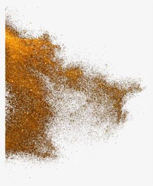 Vector Transparent Download Pigment Dust Gold Particles - Powder