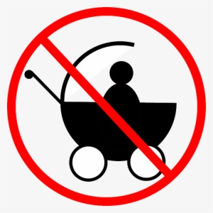 Prohibido Niños - No Babies Clipart