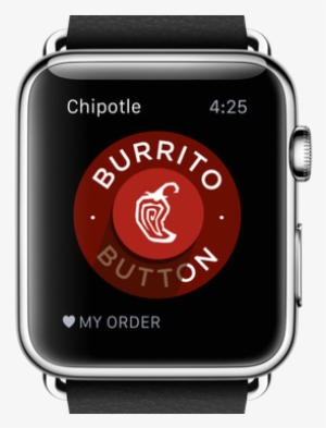 30 Chipotle Orders Now Available On Apple Watch - Apple Watch Notification Screen