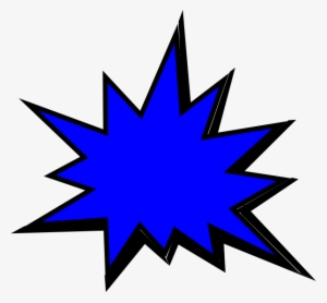 Blue Comic Pow Png, Svg Clip Art For Web - Superhero Background