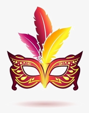 Carnival Mask Png Image Background - Carnival Masks With Feathers