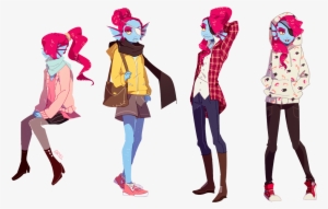 Casual Fish Fashion With Undyne - Fucking Love Ketchup